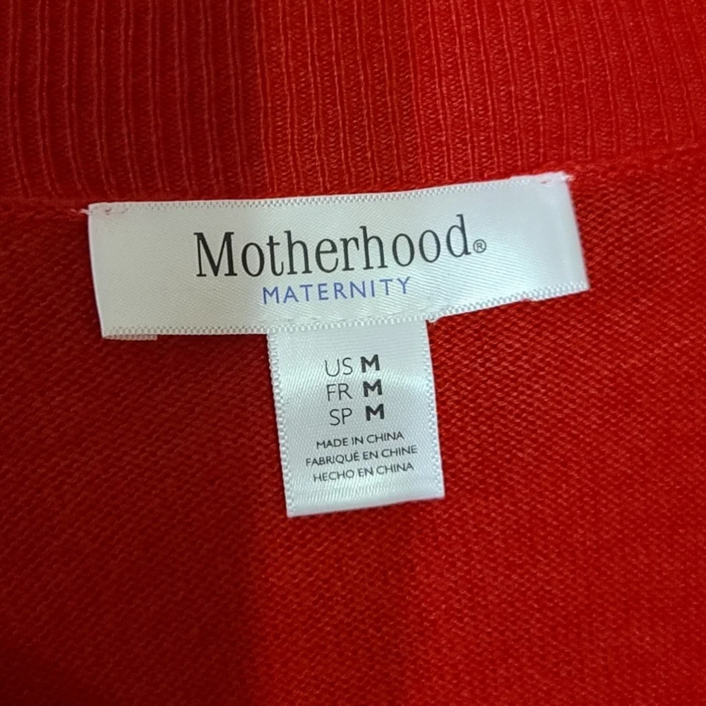 Motherhood Maternity Long Sleeve V-Neck  Sweater And T-Shirt Bundle, Size M - Picture 7 of 7